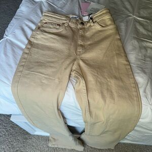 Tan/Khaki Flare Jeans
